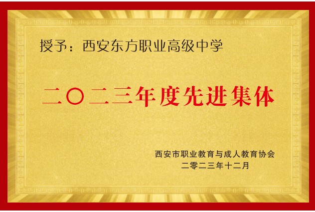 丹凤2023年度先进集体